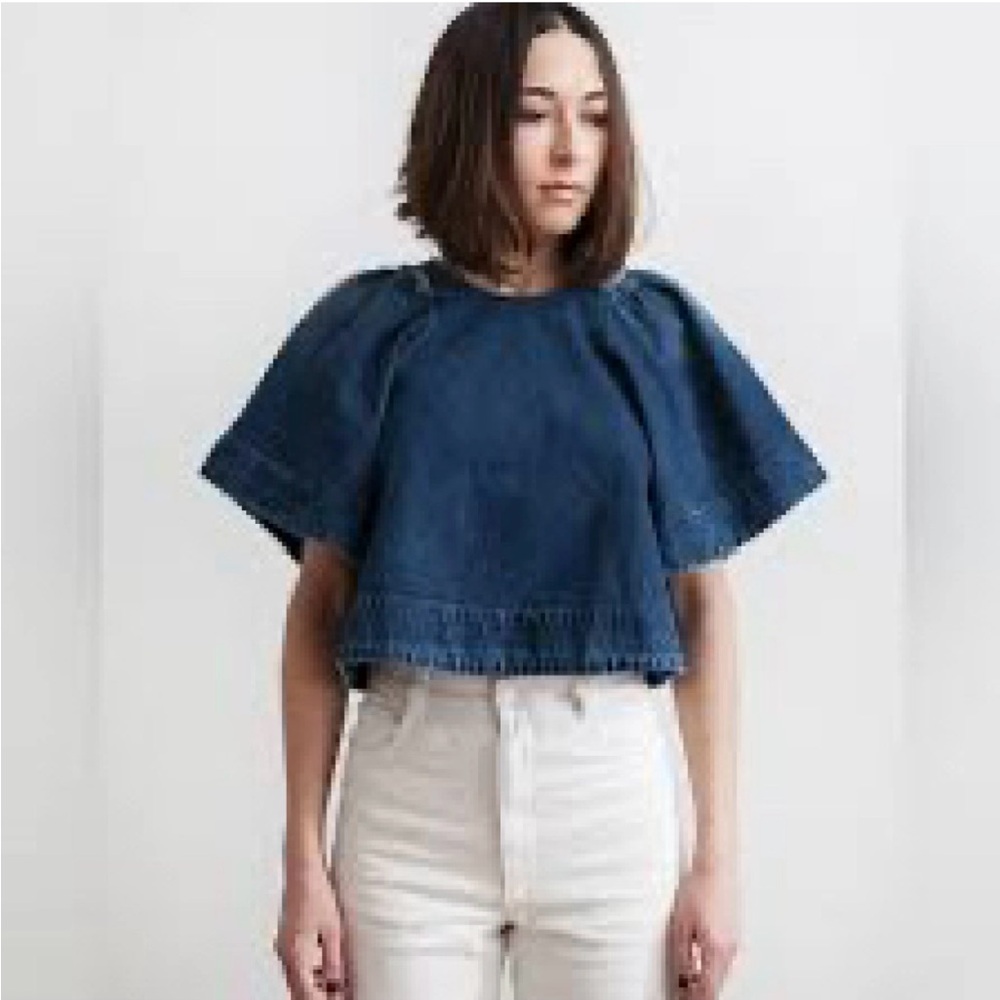 Rachel Comey Denim Blue Top